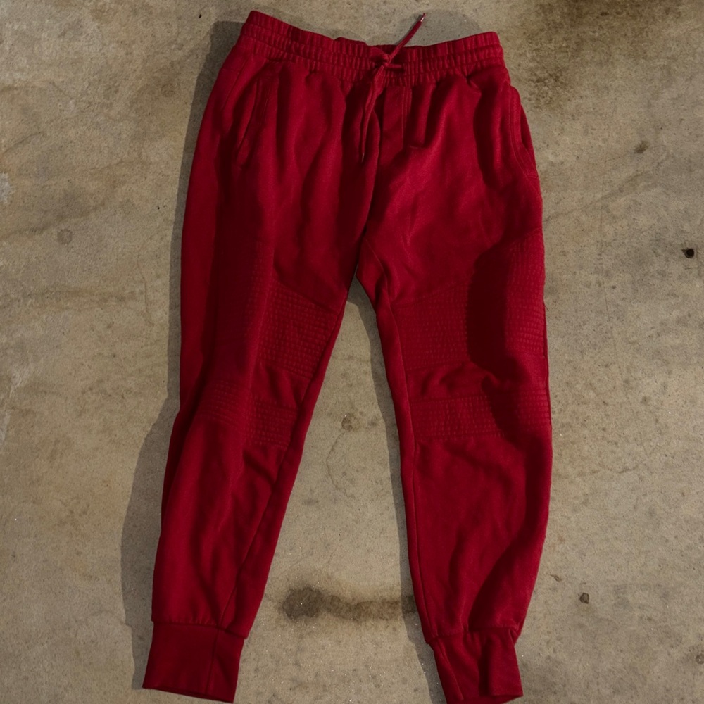 Divided Bold Red Men's Joggers